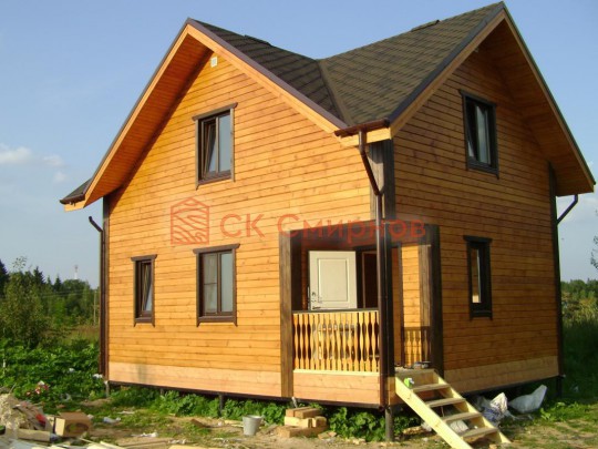 Август 2017 - дом из бруса №41