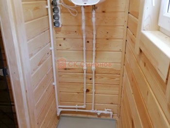 Фото №65: баня из бруса 108