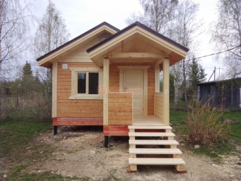 Фото №6: баня из бруса 124