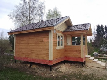 Фото №8: баня из бруса 124