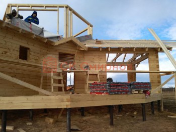 Фото №99: баня из бруса 33