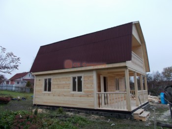 Фото №14: дом из бруса 60