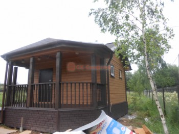 Фото №3: баня из бруса 86