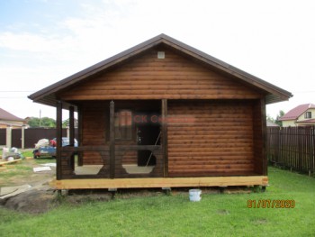 Фото №3: баня из бруса 87