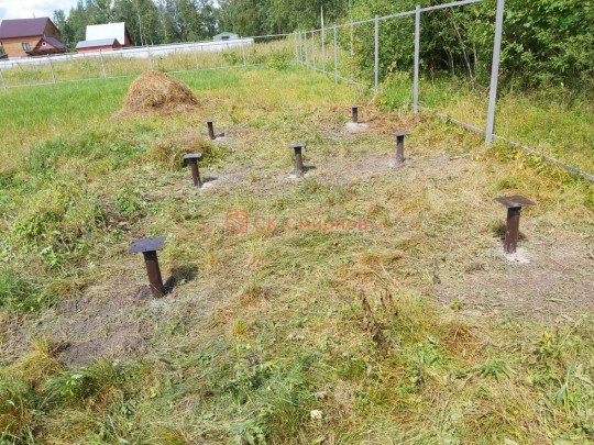 Свайно-винтовой фундамент